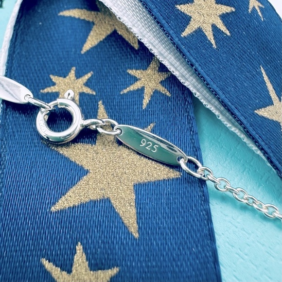 RARE Tiffany & Co. Elsa Peretti Rock Crystal Large Star 30” Silver Necklace - Picture 7 of 10